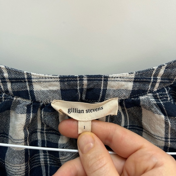 Gillian Stevens Anais linen blouse - Picture 3 of 4